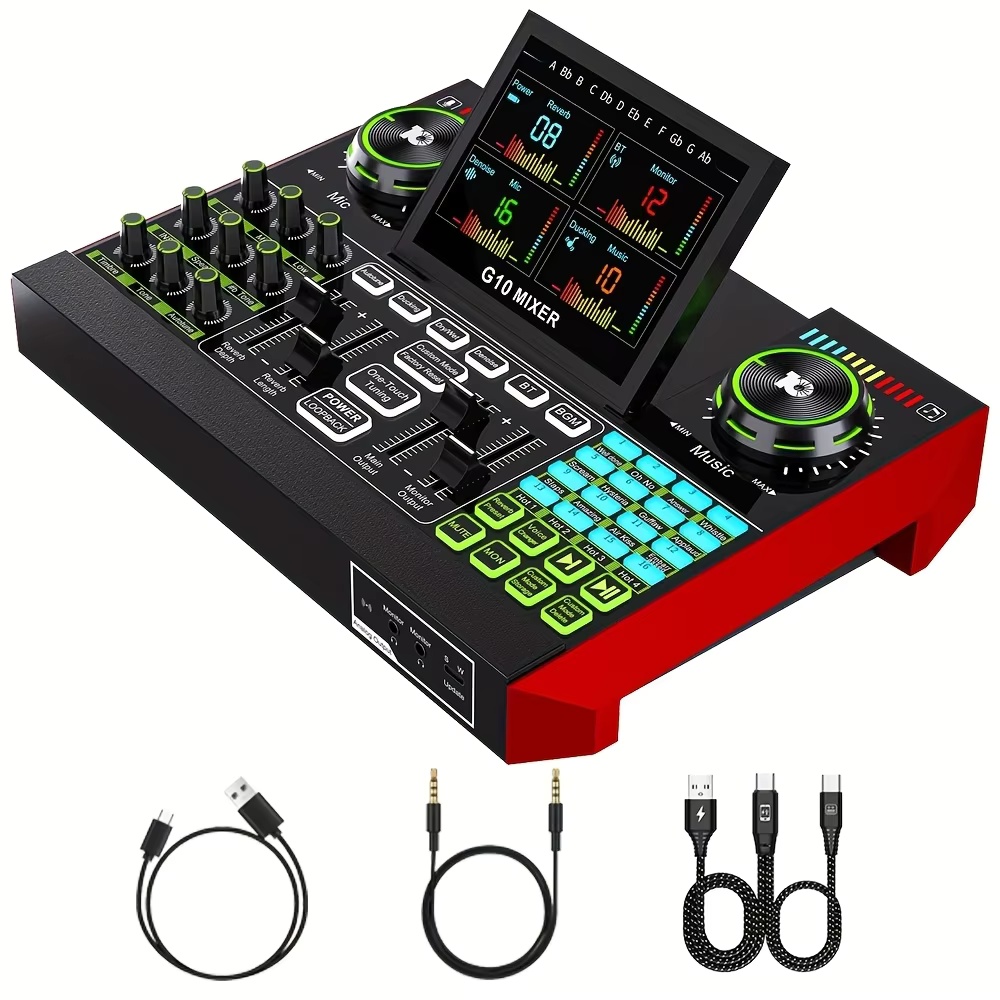 Pc Gaming Youtuber - Tenlamp G10 Podcast Microphone Bundle with