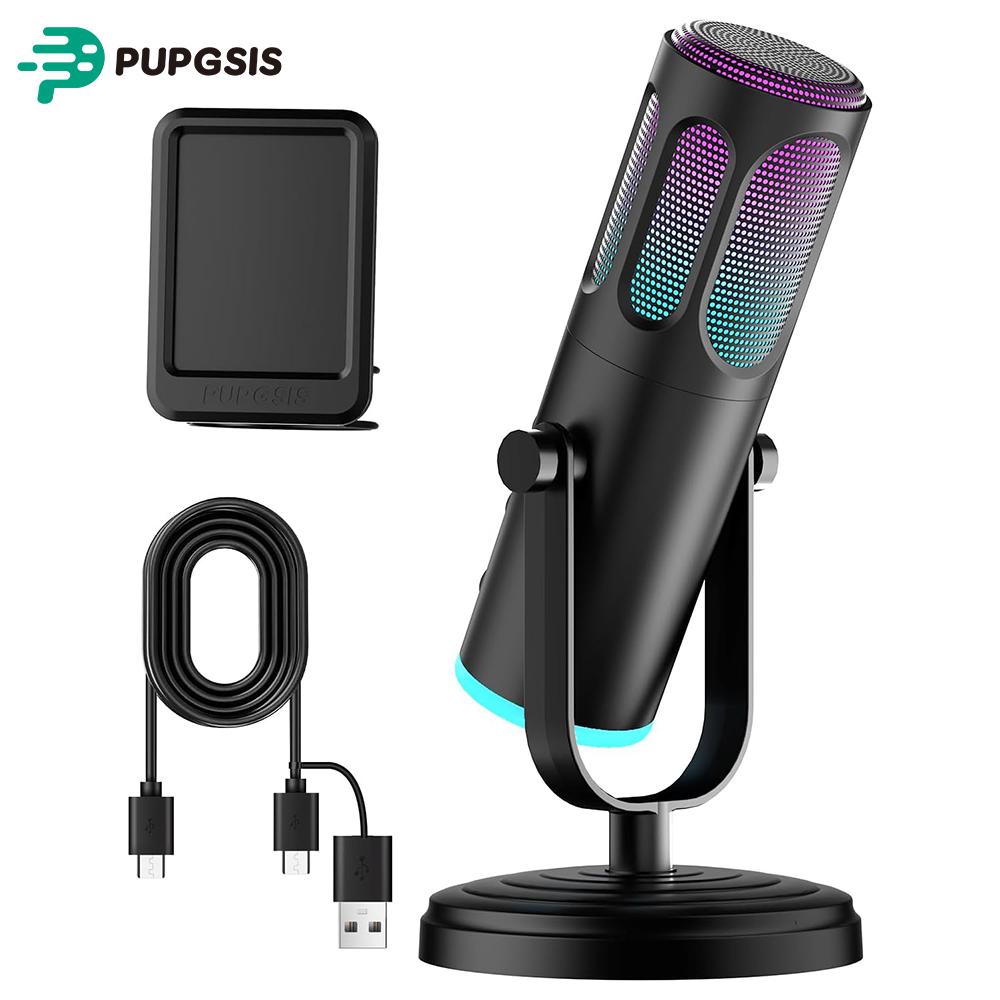Pc Gaming Youtuber - PUPGSIS USB PC Microphone, Gaming Mic