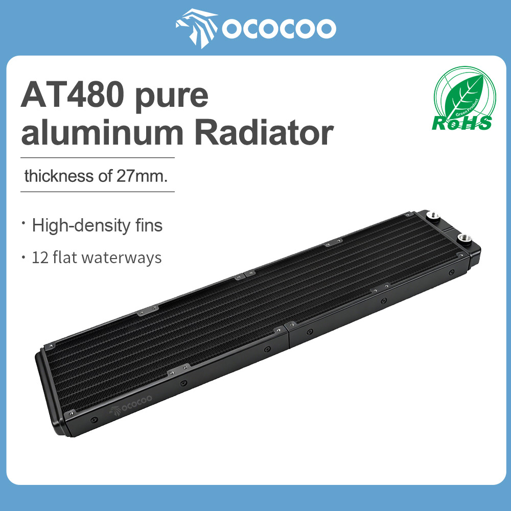Pc Gaming Liquid Cooling - OCOCOO PC Water Cooling Radiator 480mm