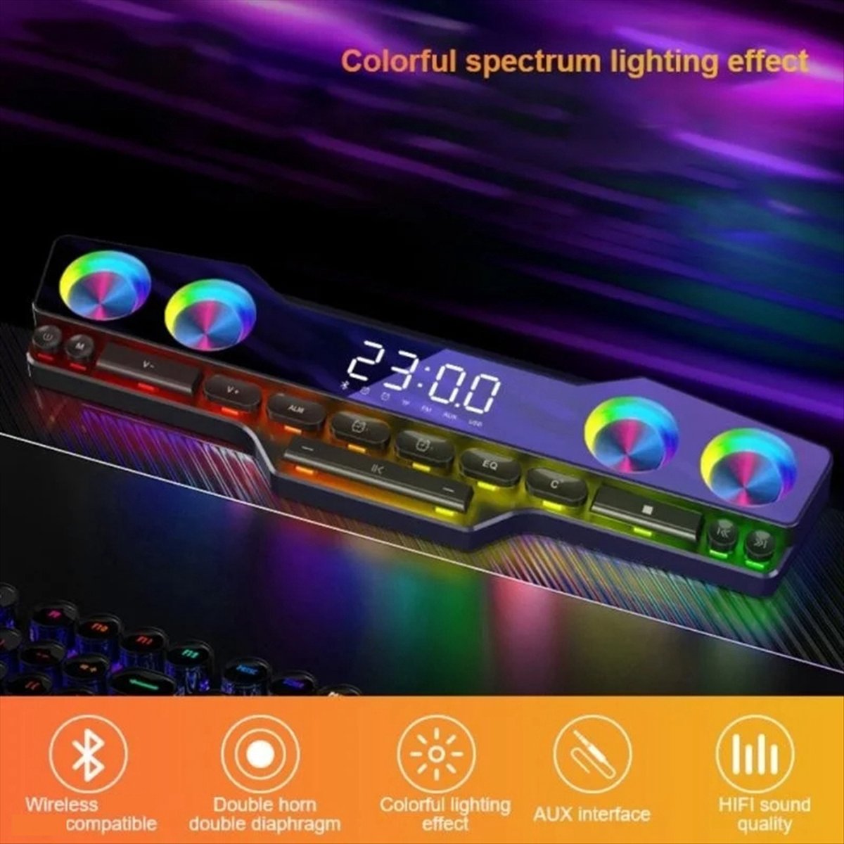 DTC5 V18 Dazzle Colour Speaker - đánh giá và giá Gaming Speaker
