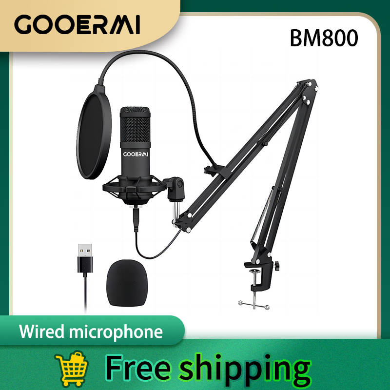 GOOERMI BM800 Professional USB - đánh giá và giá Pc Gaming Youtuber