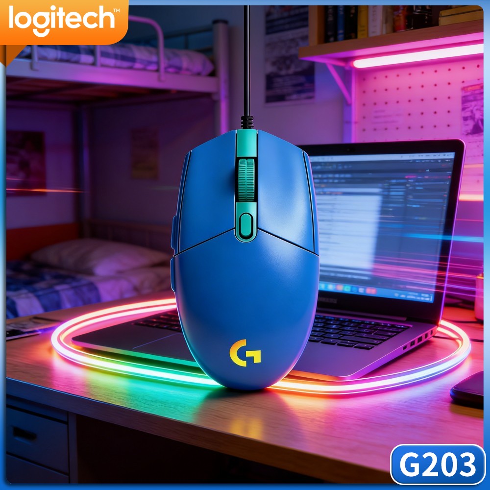 Logitech G203 Wired Gaming Mou - đánh giá và giá Logitech Mouse G203