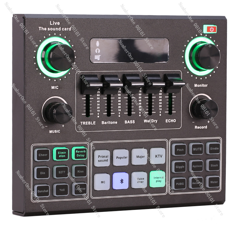 V9 Sound Card Microphone Set U - đánh giá và giá Sound Card Usb