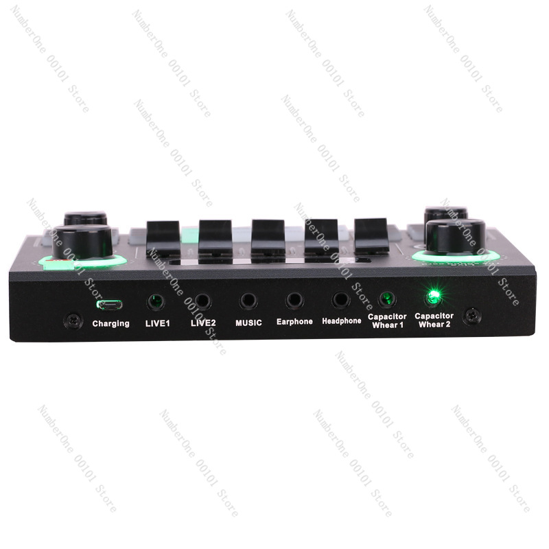 V9 Sound Card Microphone Set U - đánh giá và giá Sound Card Usb