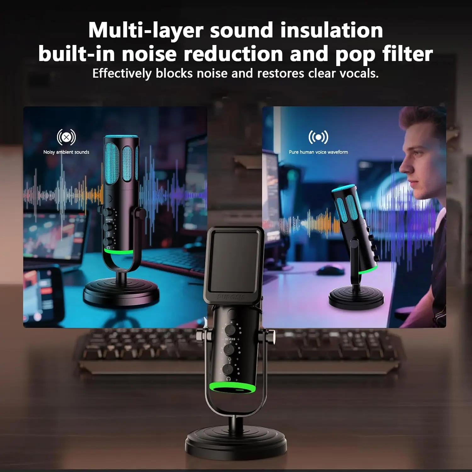 PUPGSIS USB PC Microphone, Gam - đánh giá và giá Pc Gaming Youtuber