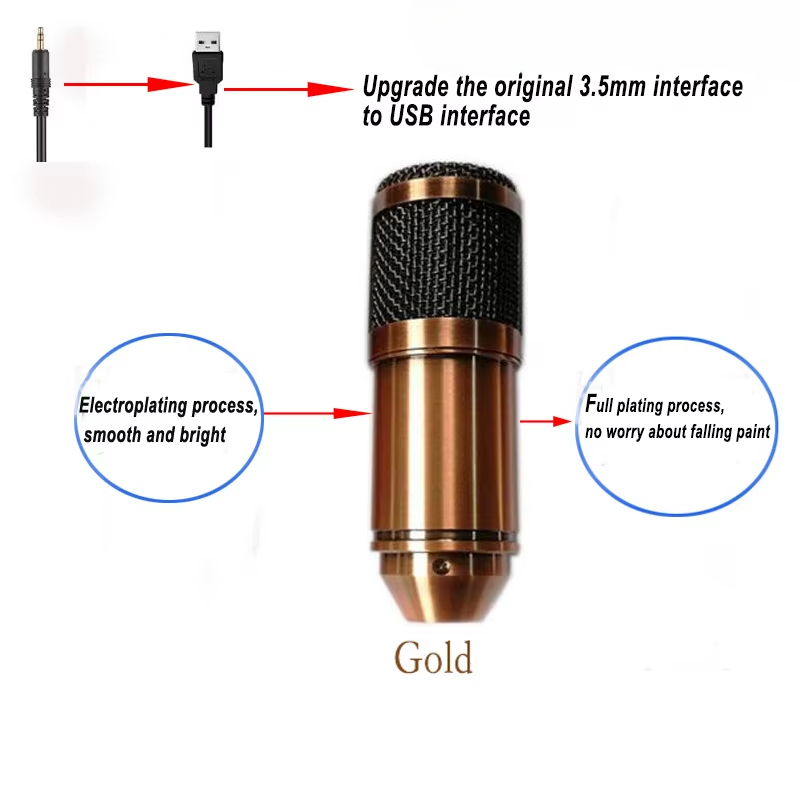 USB Condenser Microphone bm-80 - đánh giá và giá Pc Gaming Youtuber