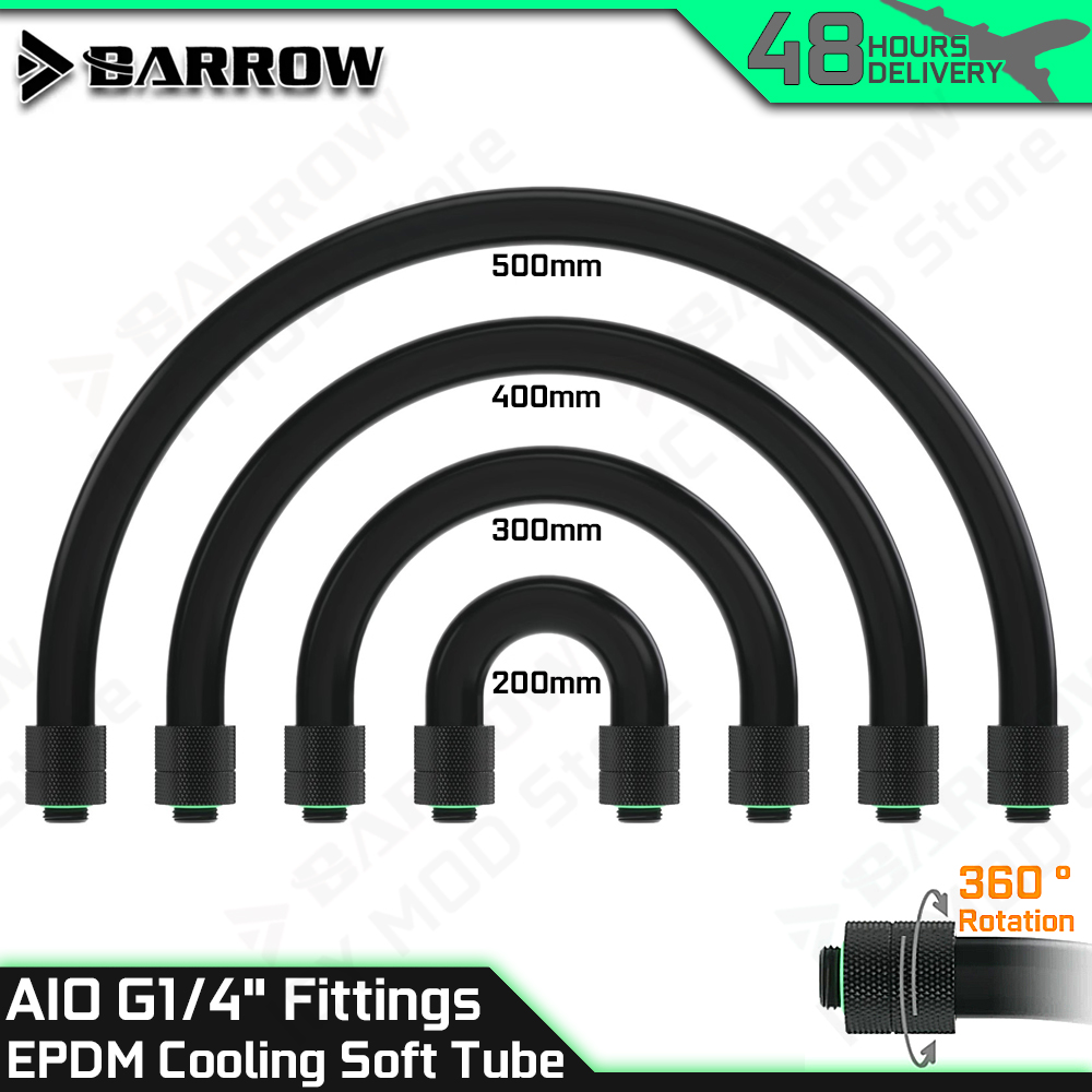 Barrow AIO EPDM Soft Tube G1/4 - đánh giá và giá Pc Gaming Liquid Cooling
