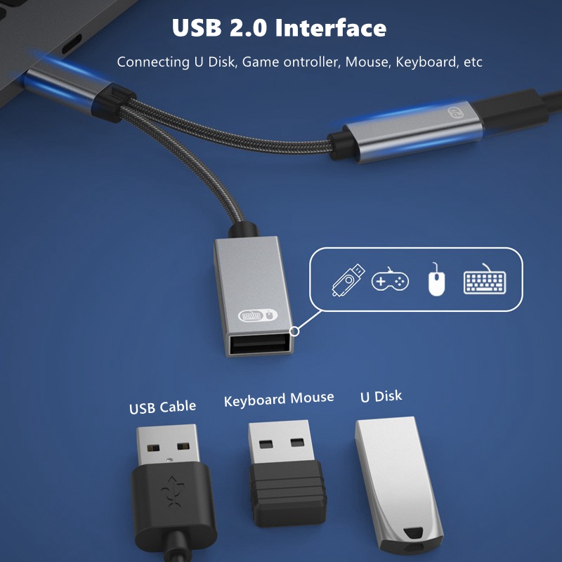 Audio 1 to 2  Type-C to USB OT - đánh giá và giá Gaming Speaker