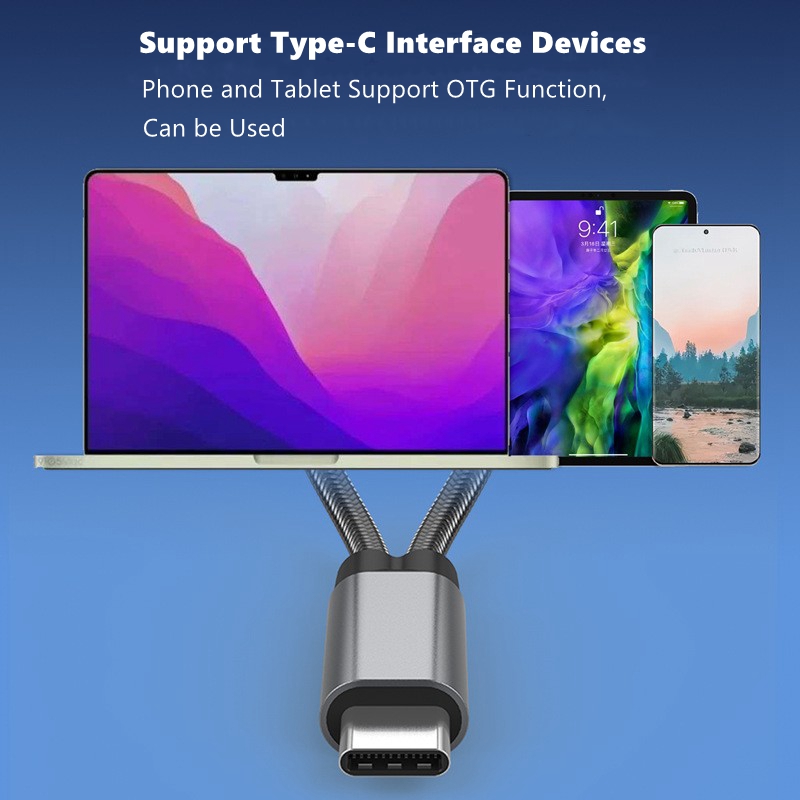 Audio 1 to 2  Type-C to USB OT - đánh giá và giá Gaming Speaker