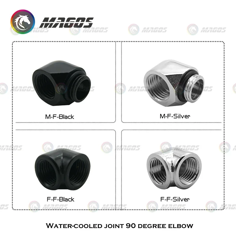 2 Chiếc G1/4 90 Độ Nữ Cho Nam/ - đánh giá và giá Pc Gaming Liquid Cooling