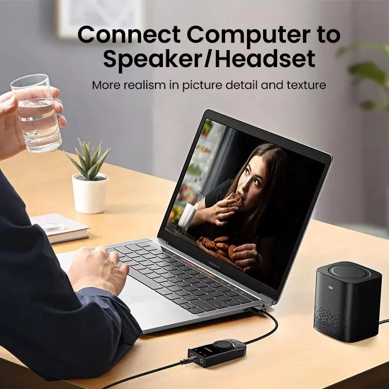 UGREEN USB Sound Card External - đánh giá và giá Sound Card Usb