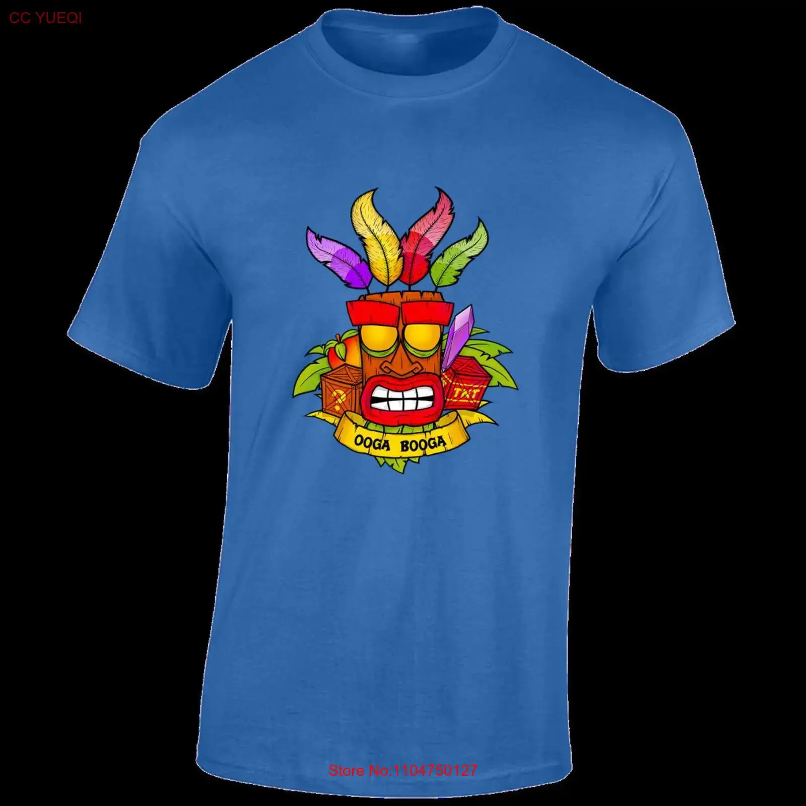 Oga booga crash mens T Shirt r - đánh giá và giá Pc Gaming New