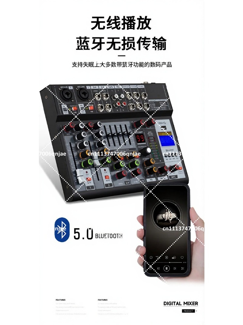 Professional Audio Mixer with  - đánh giá và giá Sound Card Usb